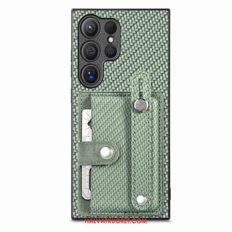 Kuori Samsung Galaxy S25 Ultra 5g Korttikotelo Ja Hihna-jalusta