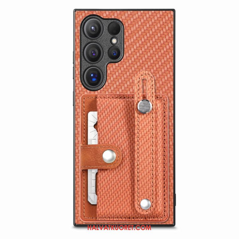 Kuori Samsung Galaxy S25 Ultra 5g Korttikotelo Ja Hihna-jalusta