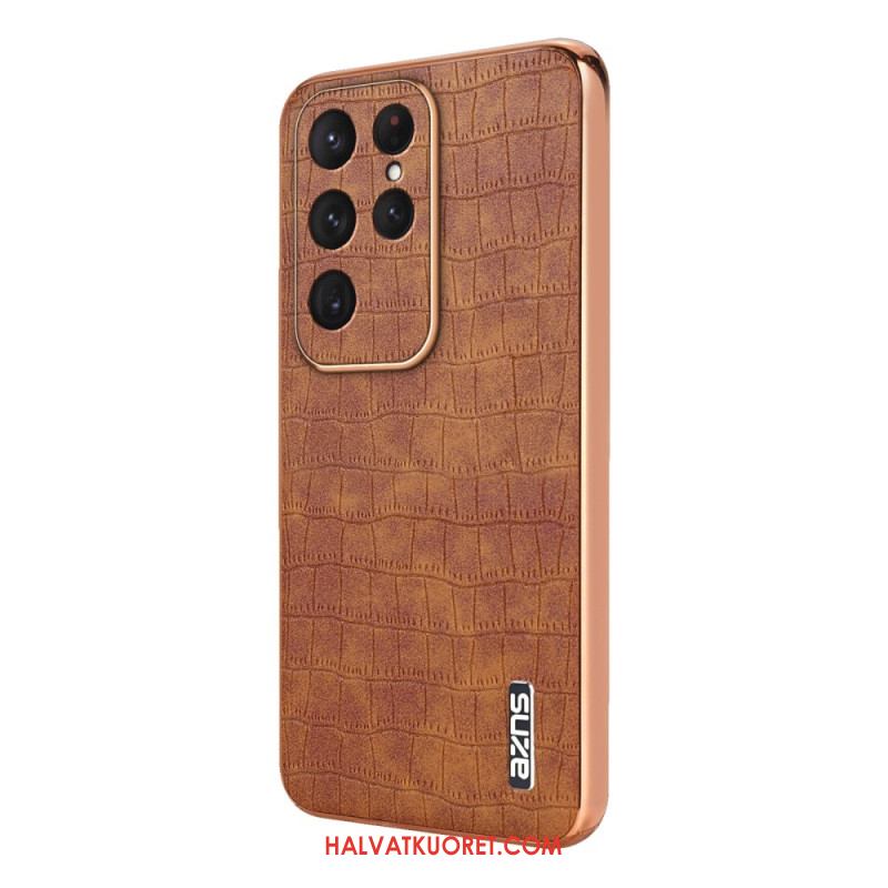 Kuori Samsung Galaxy S25 Ultra 5g Krokotiilikuvioinen Azns
