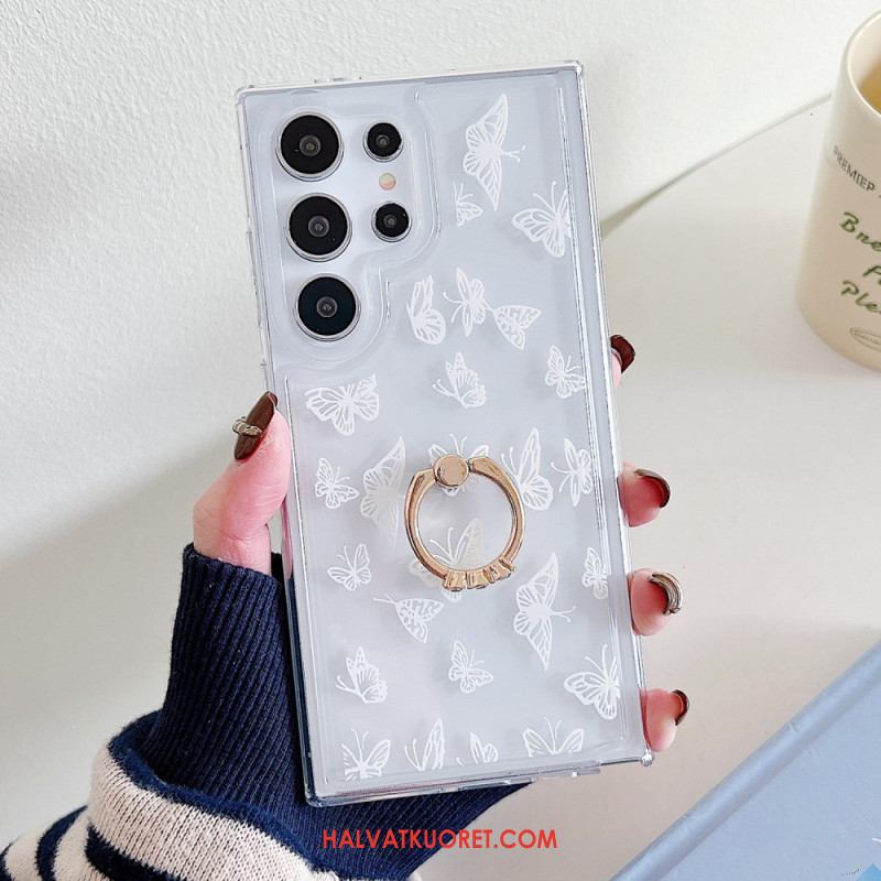Kuori Samsung Galaxy S25 Ultra 5g Kuviollinen Sormusteline