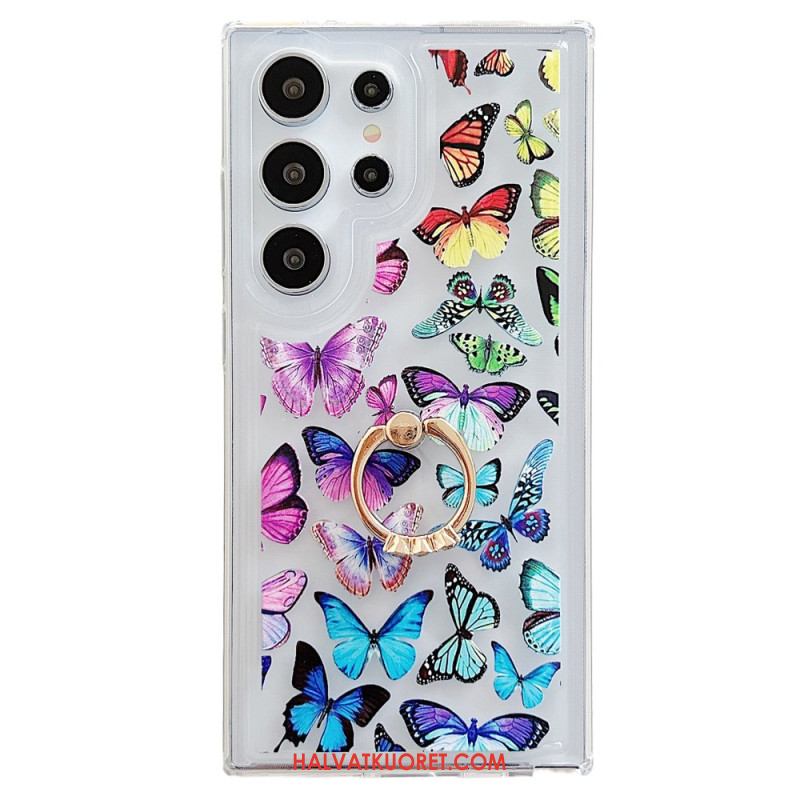 Kuori Samsung Galaxy S25 Ultra 5g Kuviollinen Sormusteline