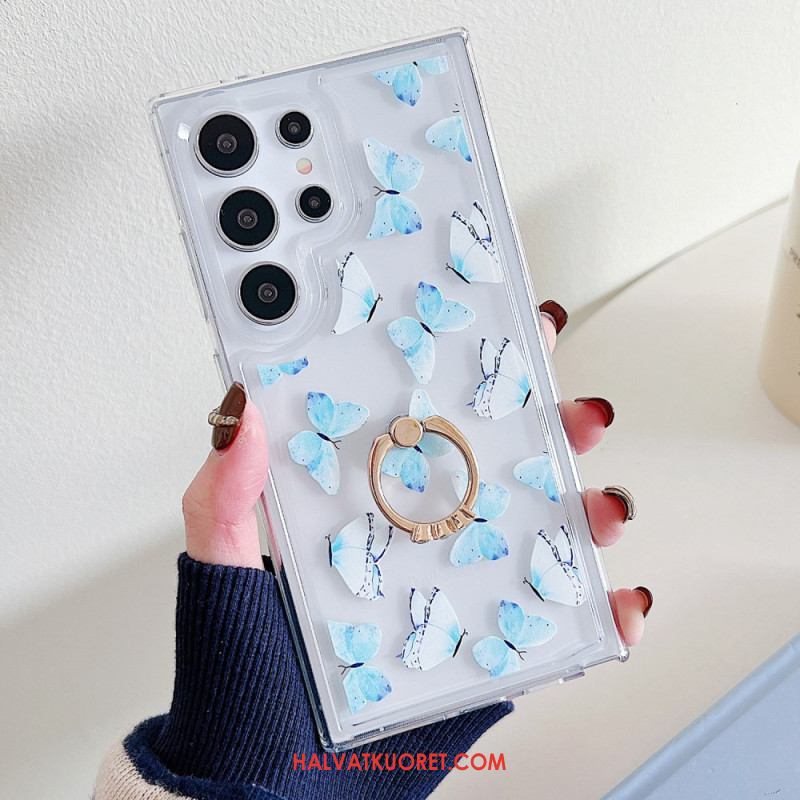 Kuori Samsung Galaxy S25 Ultra 5g Kuviollinen Sormusteline