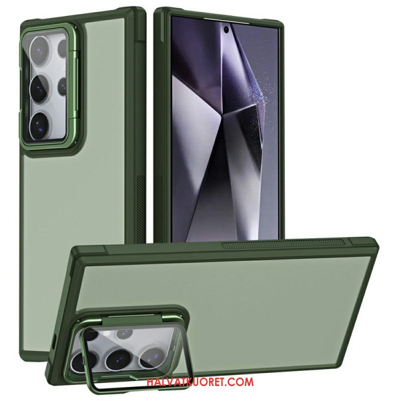 Kuori Samsung Galaxy S25 Ultra 5g Linssinsuojus Ja Jalusta Suojakuori