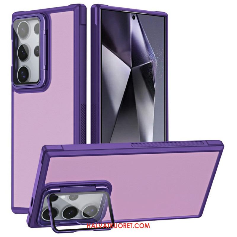 Kuori Samsung Galaxy S25 Ultra 5g Linssinsuojus Ja Jalusta Suojakuori