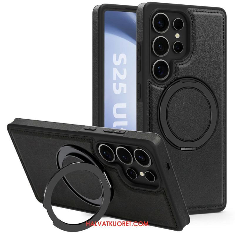 Kuori Samsung Galaxy S25 Ultra 5g Magneettinen Pyörivällä Jalustalla