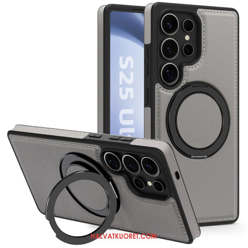 Kuori Samsung Galaxy S25 Ultra 5g Magneettinen Pyörivällä Jalustalla