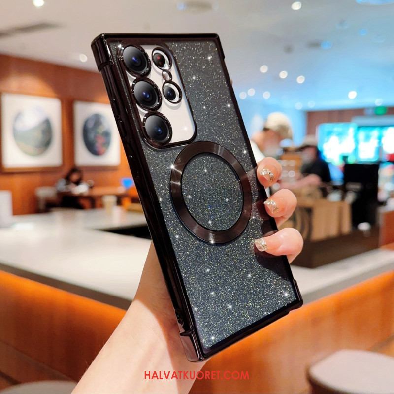 Kuori Samsung Galaxy S25 Ultra 5g Magsafe-yhteensopiva Kimallus Suojakuori