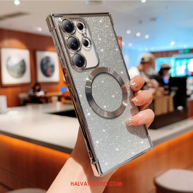 Kuori Samsung Galaxy S25 Ultra 5g Magsafe-yhteensopiva Kimallus Suojakuori