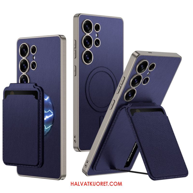 Kuori Samsung Galaxy S25 Ultra 5g Magsafe-yhteensopiva Korttikotelon Kanssa Suojakuori