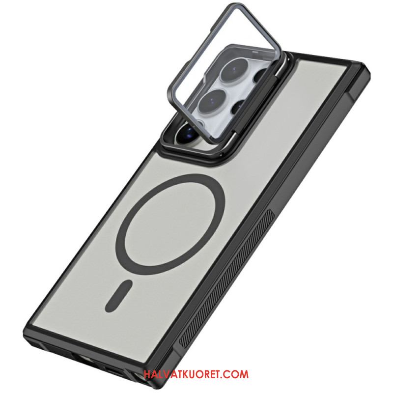 Kuori Samsung Galaxy S25 Ultra 5g Magsafe-yhteensopiva Mattapintainen Sormenjälkiä Hylkivä Muotoilu Jalustalla