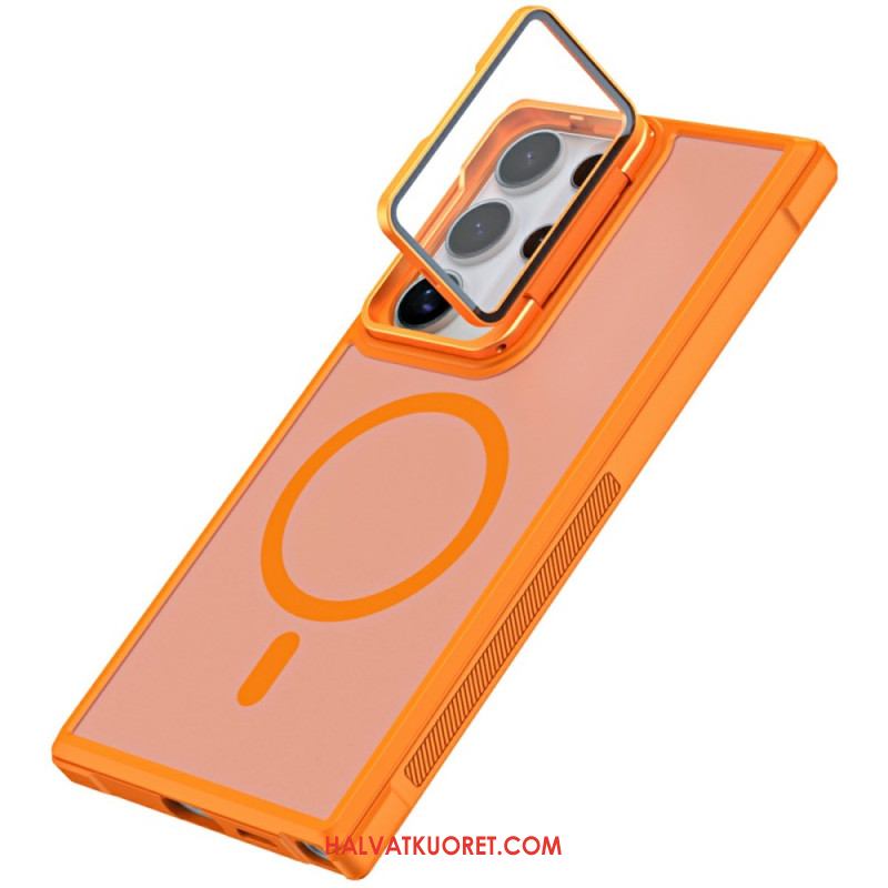 Kuori Samsung Galaxy S25 Ultra 5g Magsafe-yhteensopiva Mattapintainen Sormenjälkiä Hylkivä Muotoilu Jalustalla