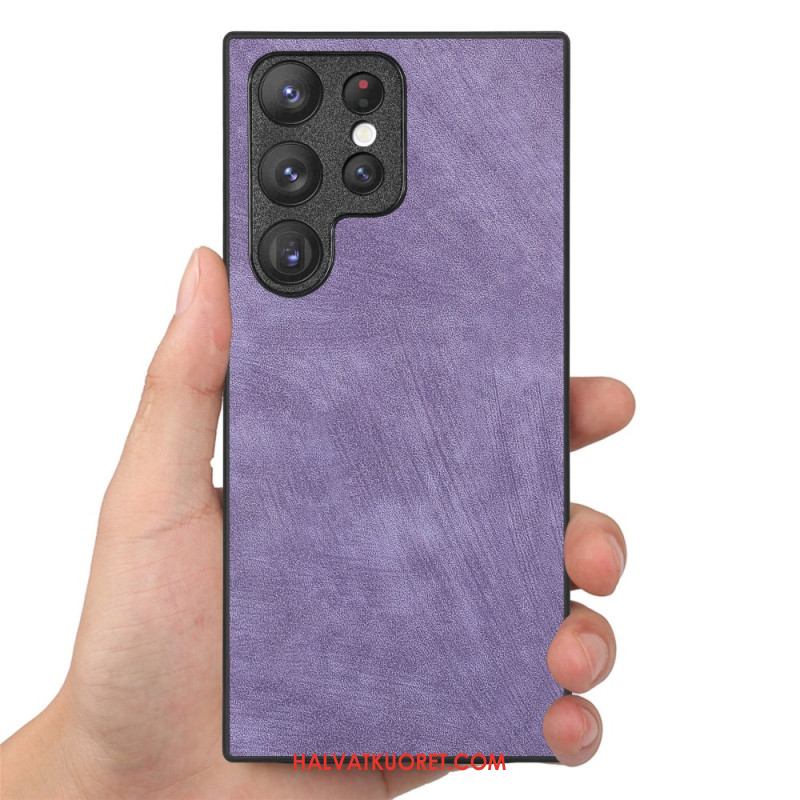 Kuori Samsung Galaxy S25 Ultra 5g Mokkanahkatyylinen