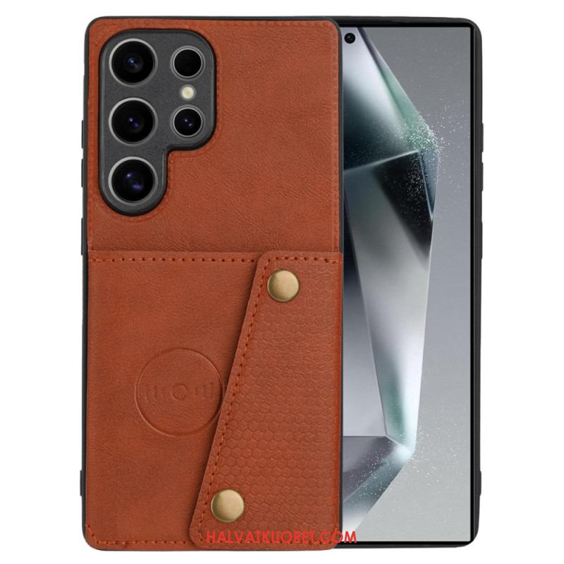 Kuori Samsung Galaxy S25 Ultra 5g Retrotyylinen Korttikotelo