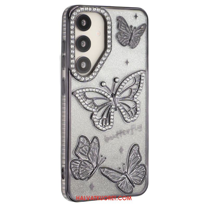Kuori Samsung Galaxy S26 3d-perhosia Ja Strasseja