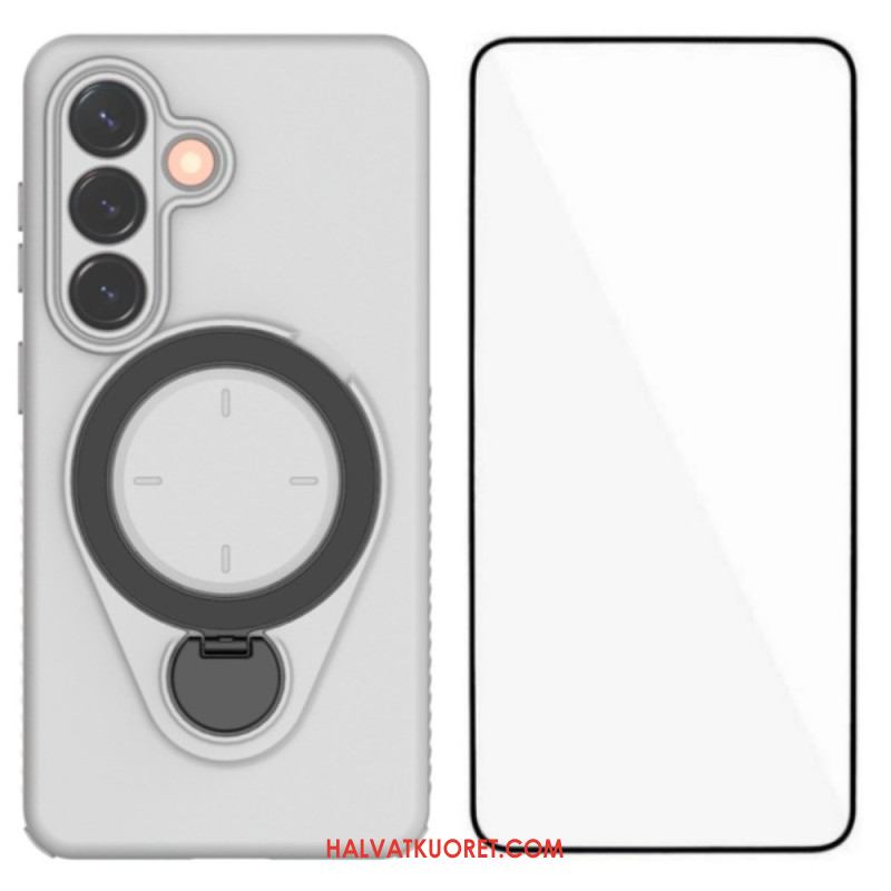 Kuori Samsung Galaxy S26 Kestävä Karkaistulla Lasisella Näytönsuojalla