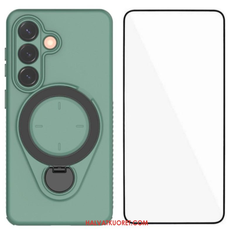 Kuori Samsung Galaxy S26 Kestävä Karkaistulla Lasisella Näytönsuojalla