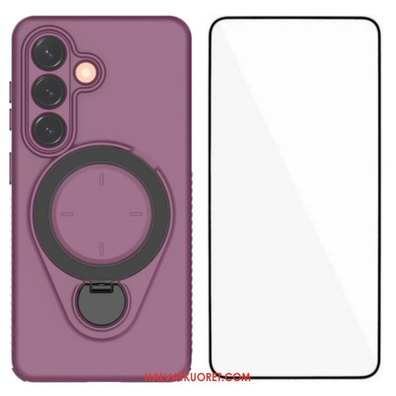 Kuori Samsung Galaxy S26 Kestävä Karkaistulla Lasisella Näytönsuojalla