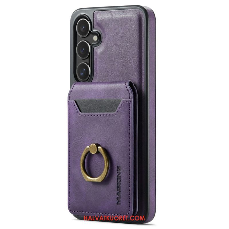 Kuori Samsung Galaxy S26 Magging Magneettinen Korttikotelo Ja Sormus Suojakuori