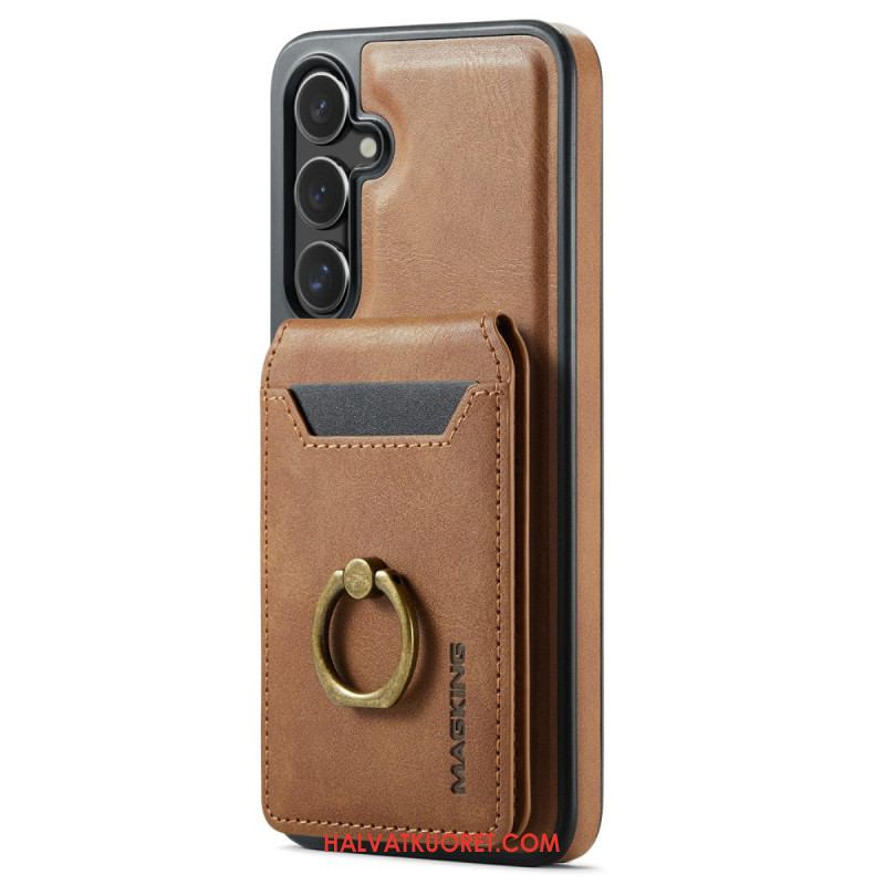 Kuori Samsung Galaxy S26 Magging Magneettinen Korttikotelo Ja Sormus Suojakuori