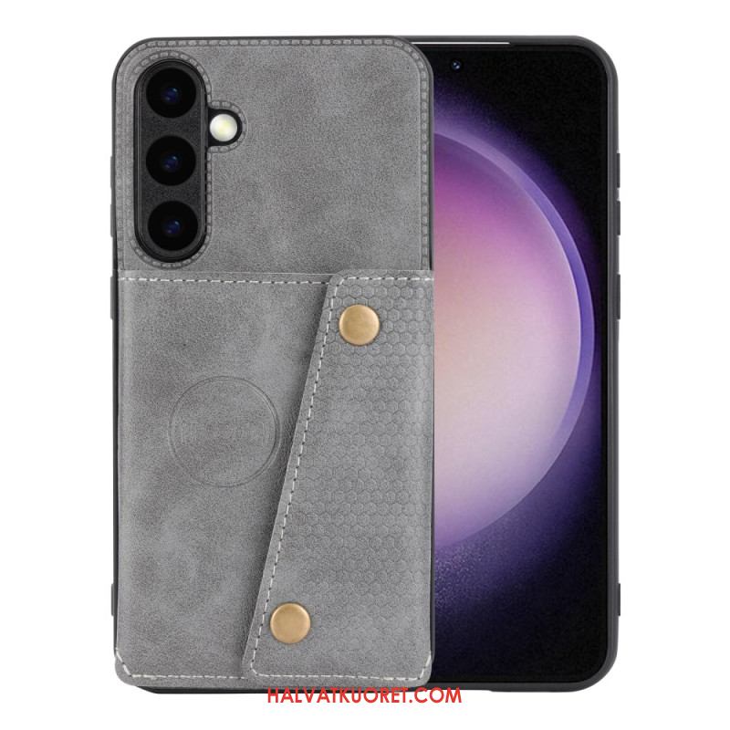 Kuori Samsung Galaxy S26 Nahkajäljitelmäinen Korttikotelo