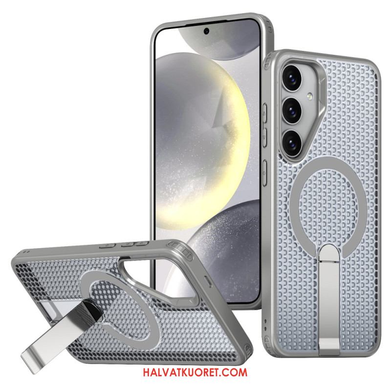 Kuori Samsung Galaxy S26 Plus Magneettinen Ruudukkokuvioinen