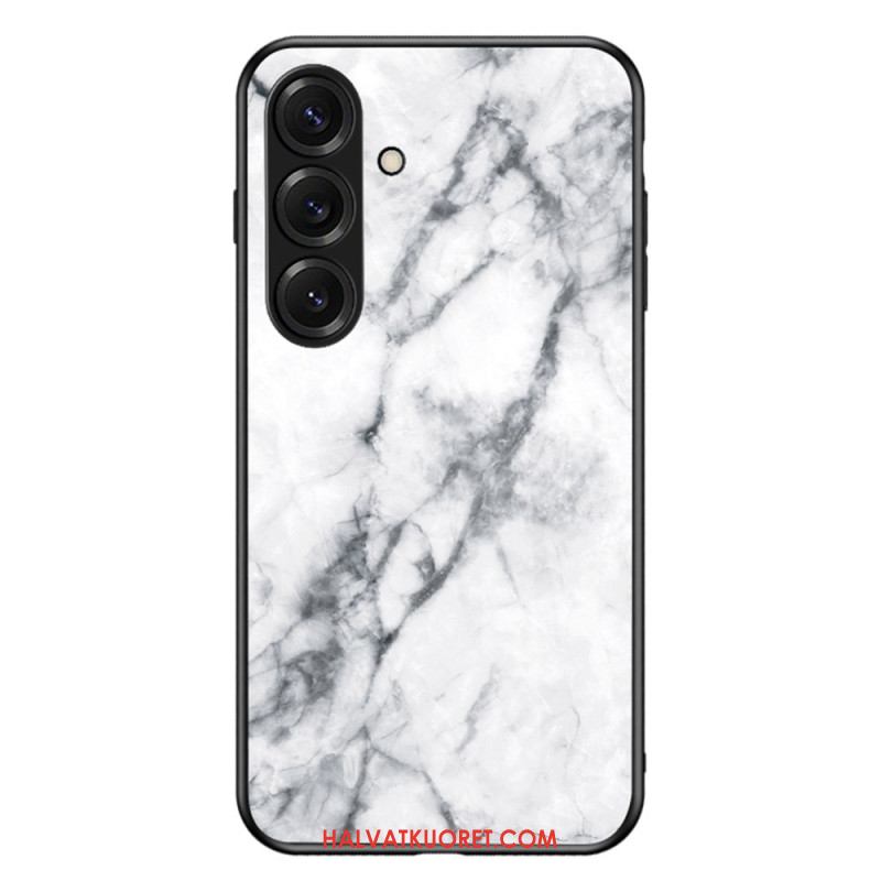 Kuori Samsung Galaxy S26 Plus Marmorikuvioinen Karkaistu Lasi