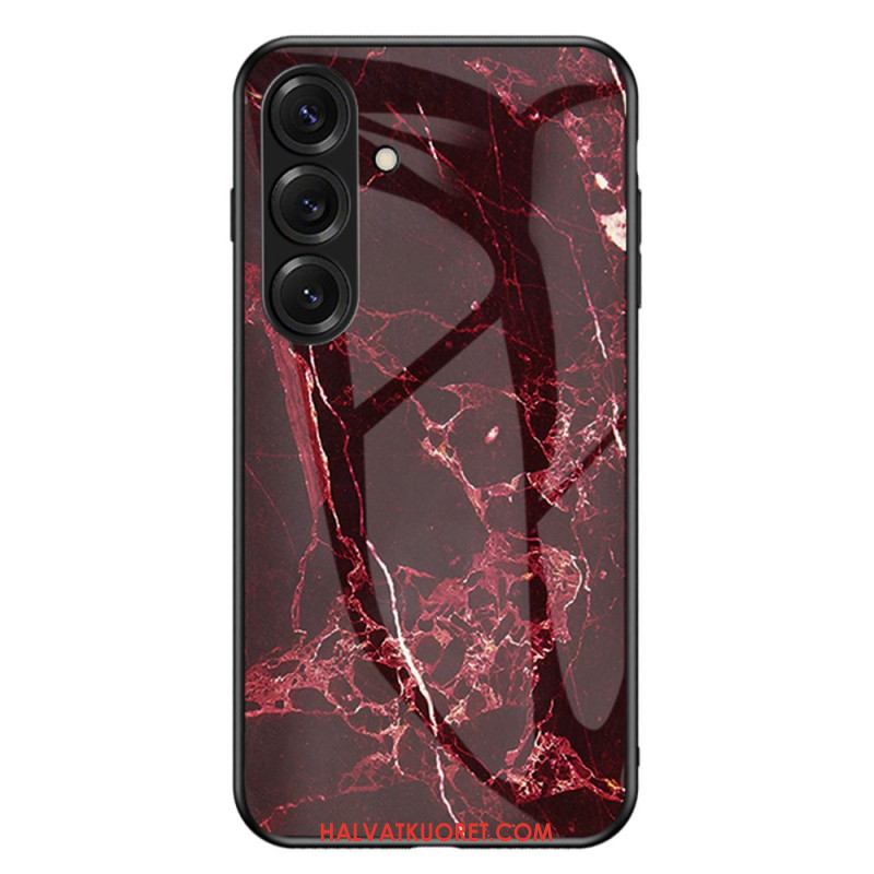 Kuori Samsung Galaxy S26 Plus Marmorikuvioinen Karkaistu Lasi