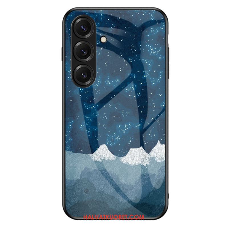 Kuori Samsung Galaxy S26 Taivaansininen Karkaistu Lasi Tähtikuvioinen Suojakuori