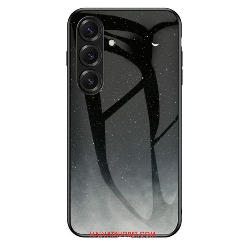 Kuori Samsung Galaxy S26 Taivaansininen Karkaistu Lasi Tähtikuvioinen Suojakuori