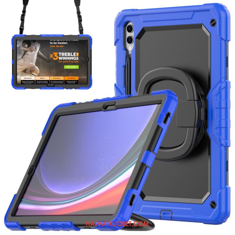 Kuori Samsung Galaxy Tab S10 Plus Erittäin Kestävä Suoja Kynäpidikkeellä Ja Olkahihnalla