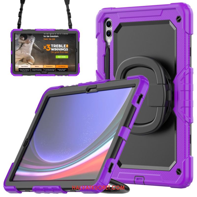 Kuori Samsung Galaxy Tab S10 Plus Erittäin Kestävä Suoja Kynäpidikkeellä Ja Olkahihnalla