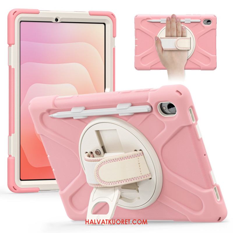 Kuori Samsung Galaxy Tab S11 Erittäin Kestävä Kynätelineellä Ja Olkahihnalla