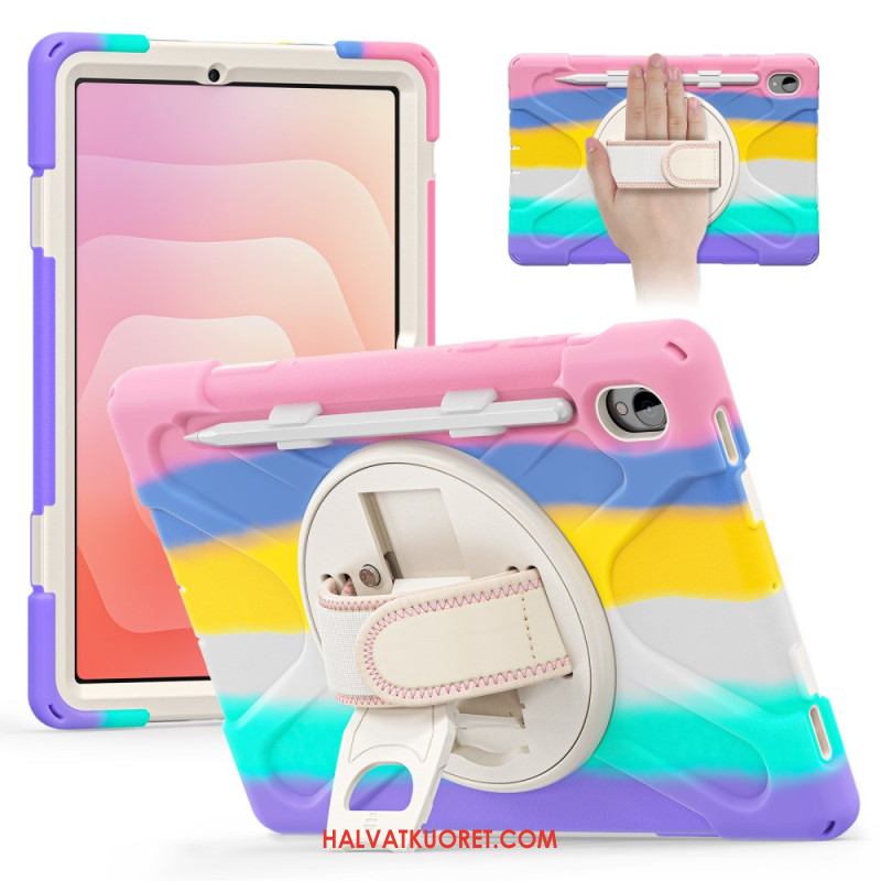 Kuori Samsung Galaxy Tab S11 Erittäin Kestävä Kynätelineellä Ja Olkahihnalla