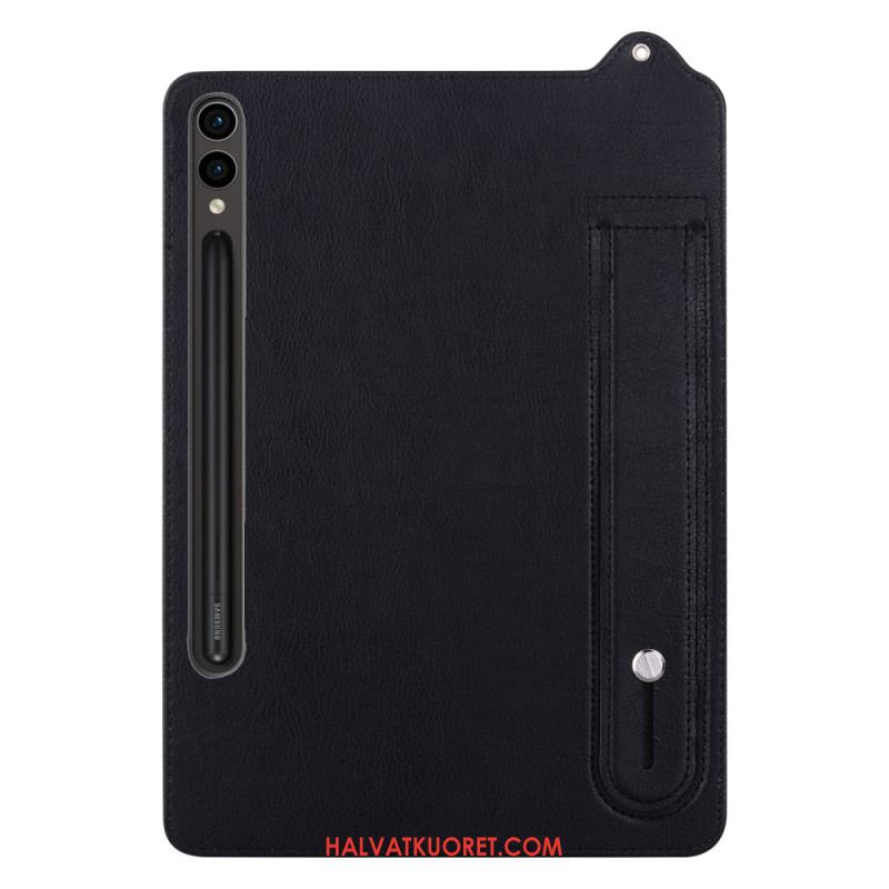 Kuori Samsung Galaxy Tab S11 Ultra Nahkakuvioinen Näytönsuoja Käyttöohjeella Suojakuori
