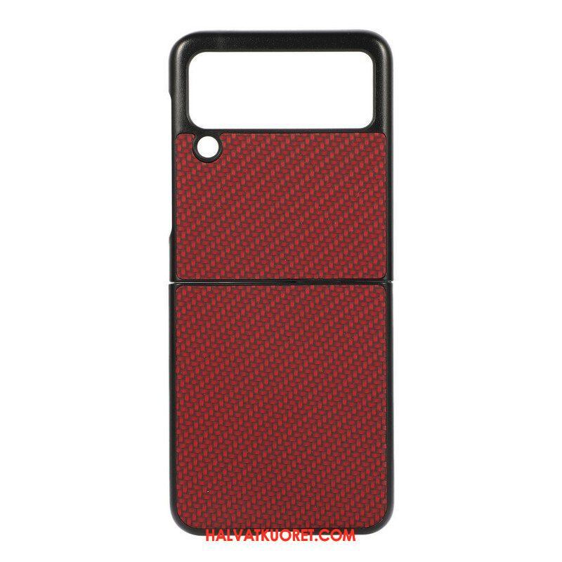 Kuori Samsung Galaxy Z Flip 3 5G Kotelot Flip Hiilikuitu