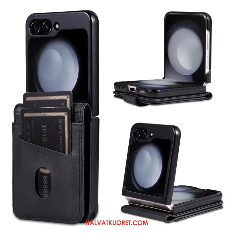 Kuori Samsung Galaxy Z Flip 7 Fe Azns Keinonahkainen Korttikotelo