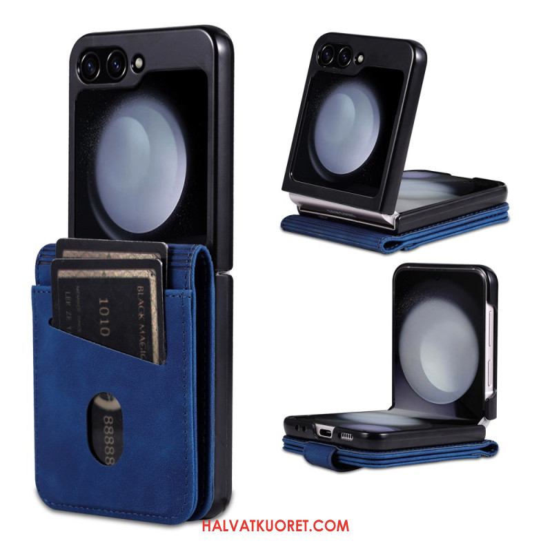 Kuori Samsung Galaxy Z Flip 7 Fe Azns Keinonahkainen Korttikotelo