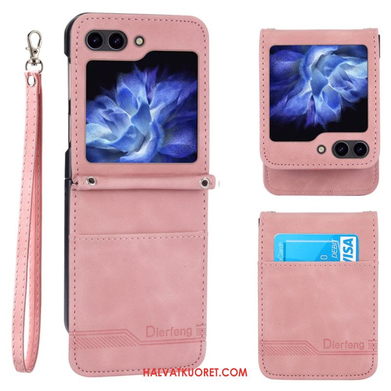 Kuori Samsung Galaxy Z Flip 7 Fe Dierfeng-korttikotelo