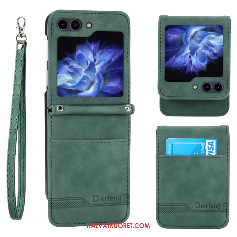 Kuori Samsung Galaxy Z Flip 7 Fe Dierfeng-korttikotelo