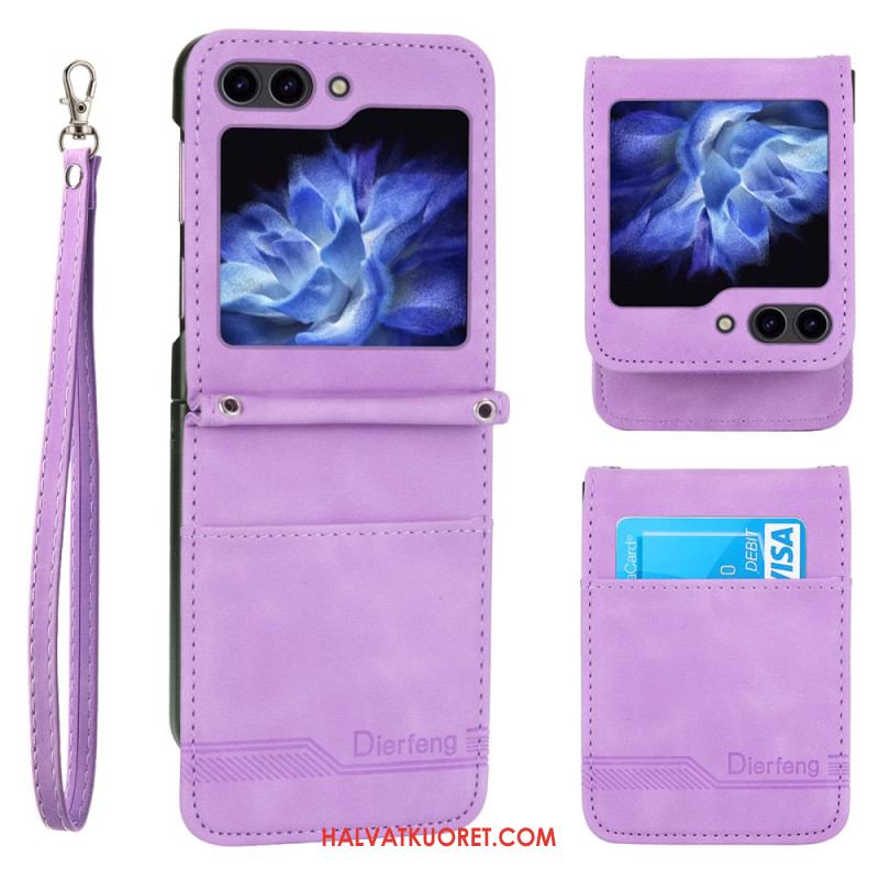 Kuori Samsung Galaxy Z Flip 7 Fe Dierfeng-korttikotelo