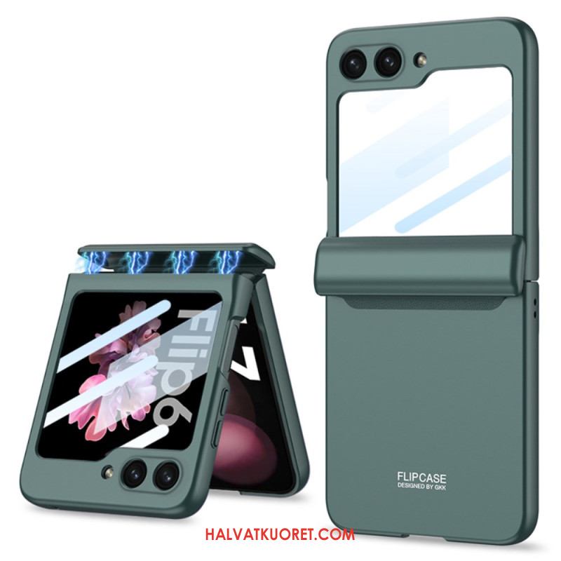 Kuori Samsung Galaxy Z Flip 7 Fe Gkk-magneettinen Sarana Ja Pieni Näytönsuoja