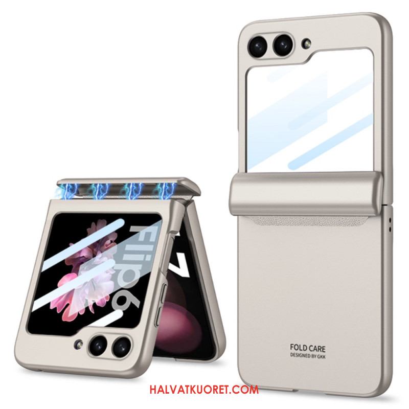 Kuori Samsung Galaxy Z Flip 7 Fe Gkk-magneettinen Sarana Ja Pieni Näytönsuoja
