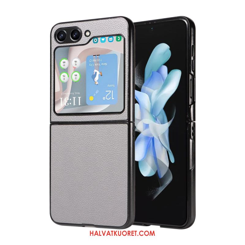 Kuori Samsung Galaxy Z Flip 7 Fe Huomaamaton Nahkatyylinen