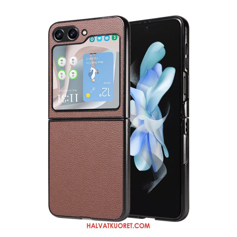 Kuori Samsung Galaxy Z Flip 7 Fe Huomaamaton Nahkatyylinen