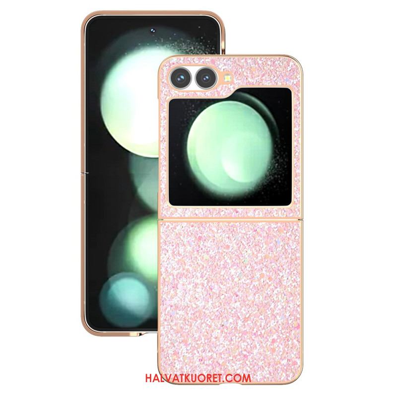 Kuori Samsung Galaxy Z Flip 7 Fe Kimallekuvioinen Suojakuori