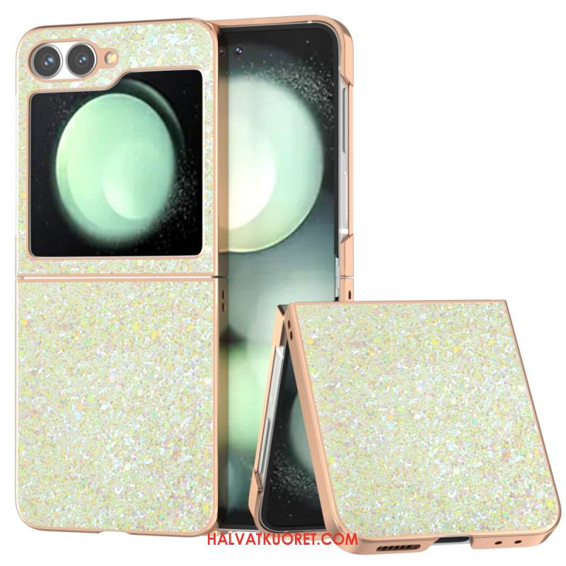 Kuori Samsung Galaxy Z Flip 7 Fe Kimallekuvioinen Suojakuori