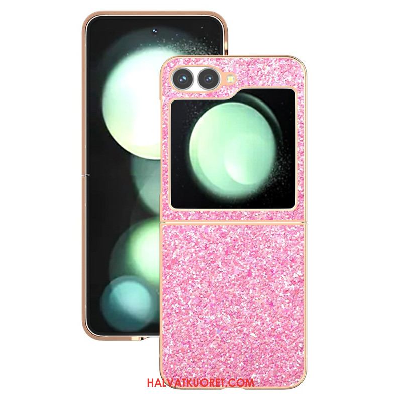 Kuori Samsung Galaxy Z Flip 7 Fe Kimallekuvioinen Suojakuori