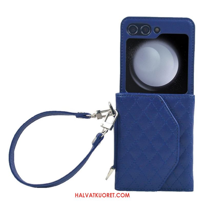 Kuori Samsung Galaxy Z Flip 7 Fe Korttikotelo Ja Hihna