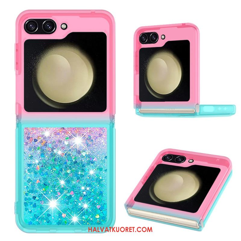 Kuori Samsung Galaxy Z Flip 7 Fe Liukuvärjätty Kimalle Suojakuori