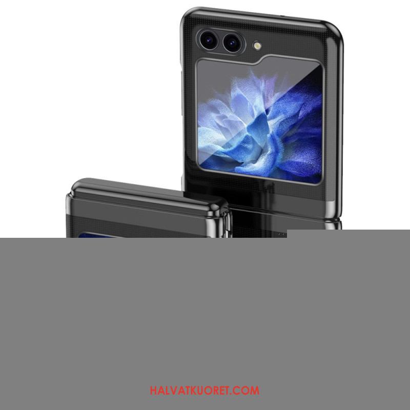 Kuori Samsung Galaxy Z Flip 7 Fe Läpinäkyvä Muotoilu Ja Metallinhohtoinen Efekti